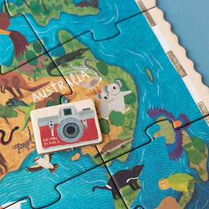 Animal puzzle planet