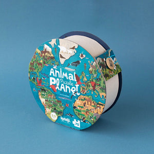 Animal puzzle planet