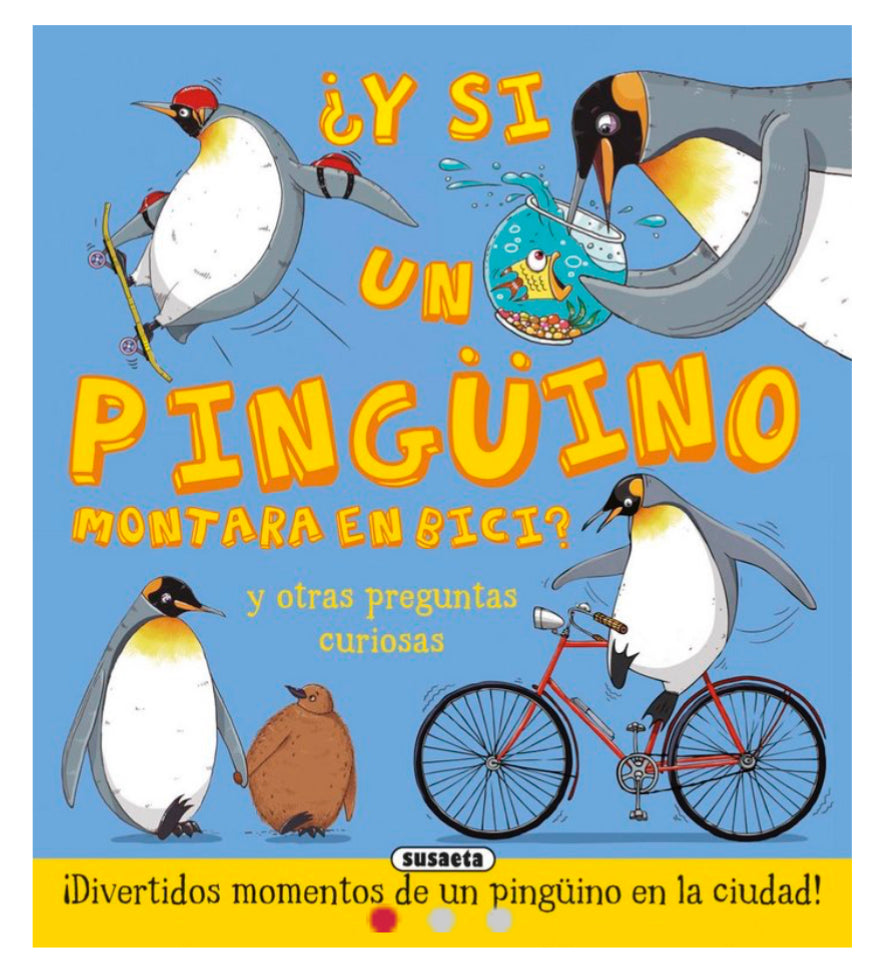 Y si un pingüino montara en bicicleta