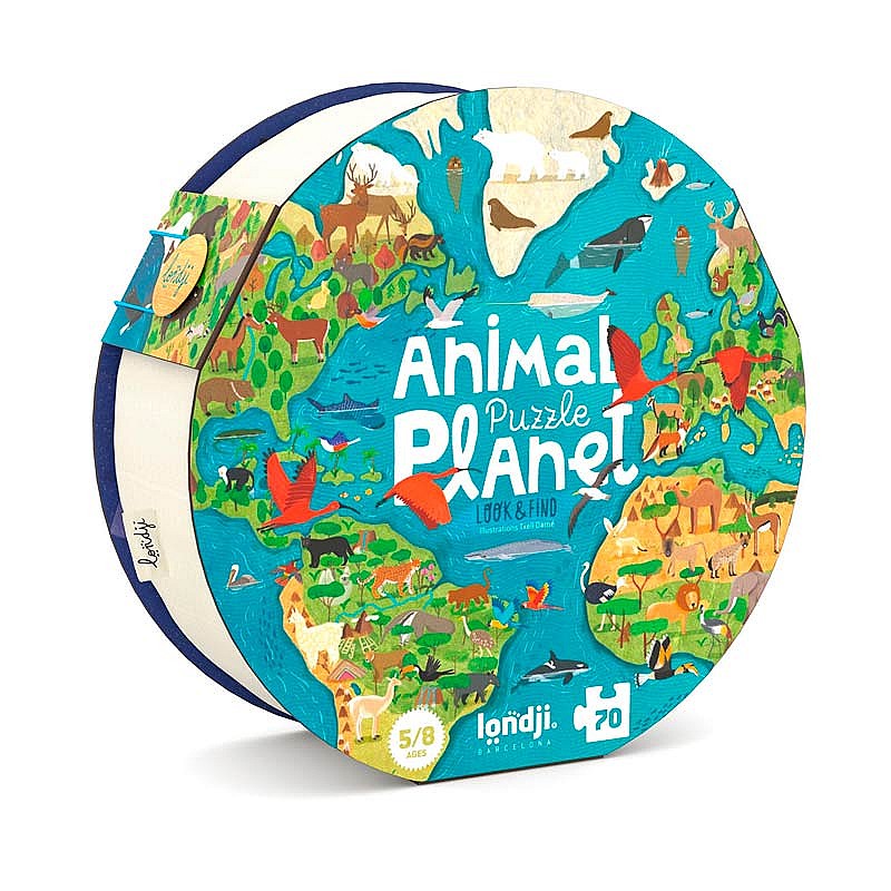 Animal puzzle planet