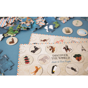 Puzzle Discover the world -Atlas-