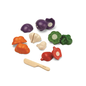 Plantoys. Set de 5 vegetales de colores