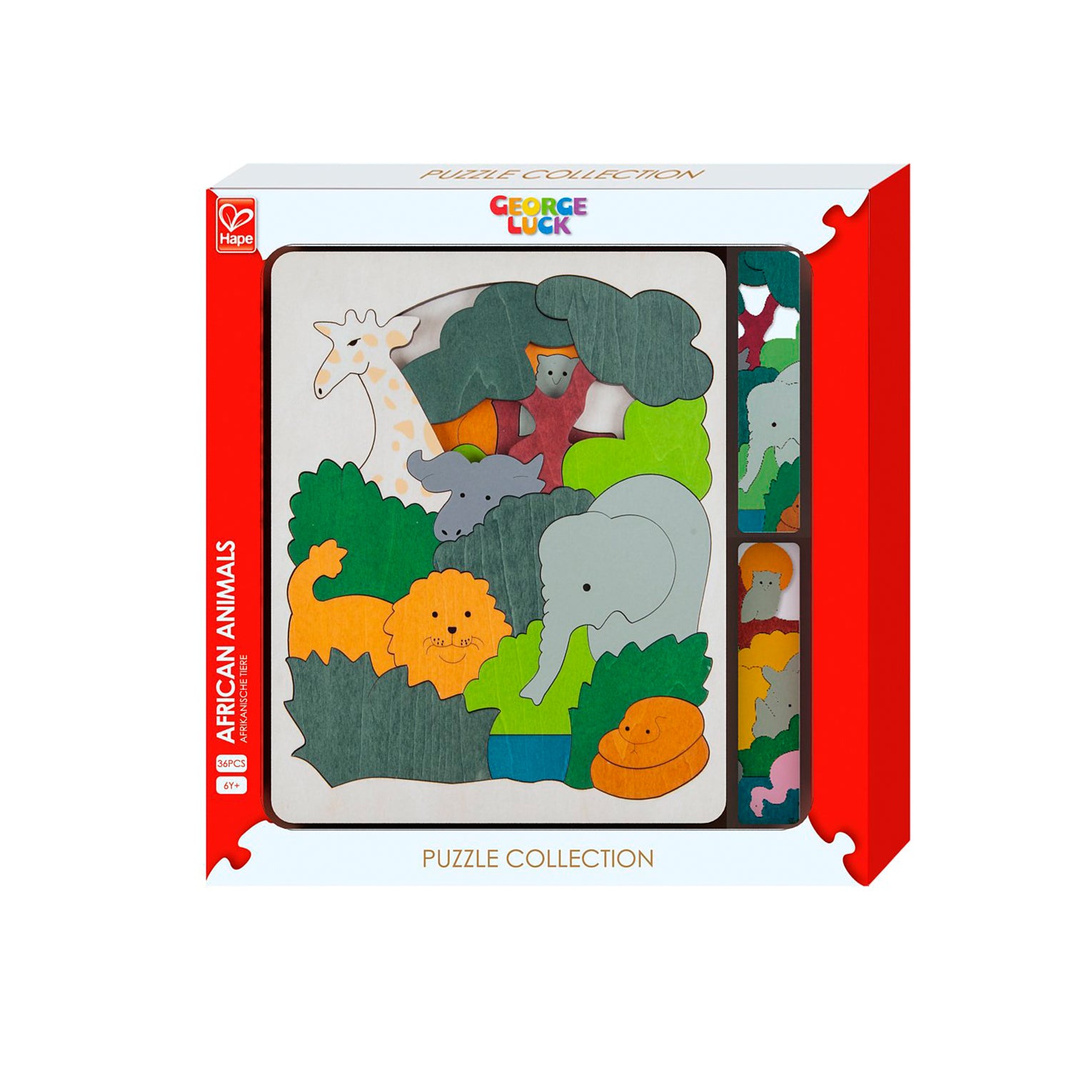 Hape. Puzzle animales selva