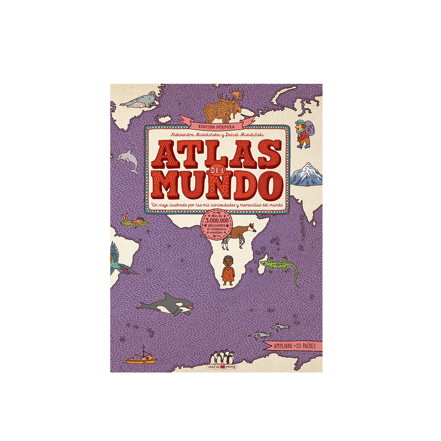 Atlas del mundo (morado)