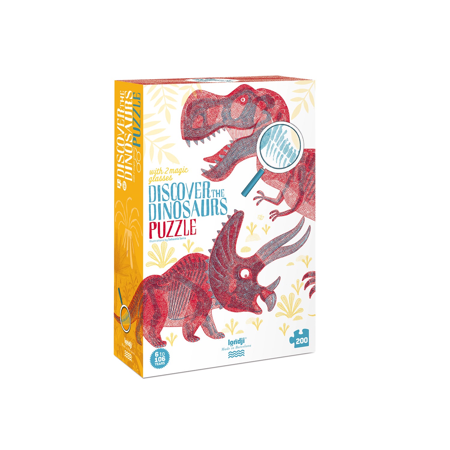 Puzzle discover the dinosaurs