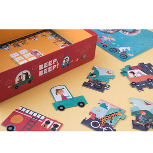 Puzzle beep beep