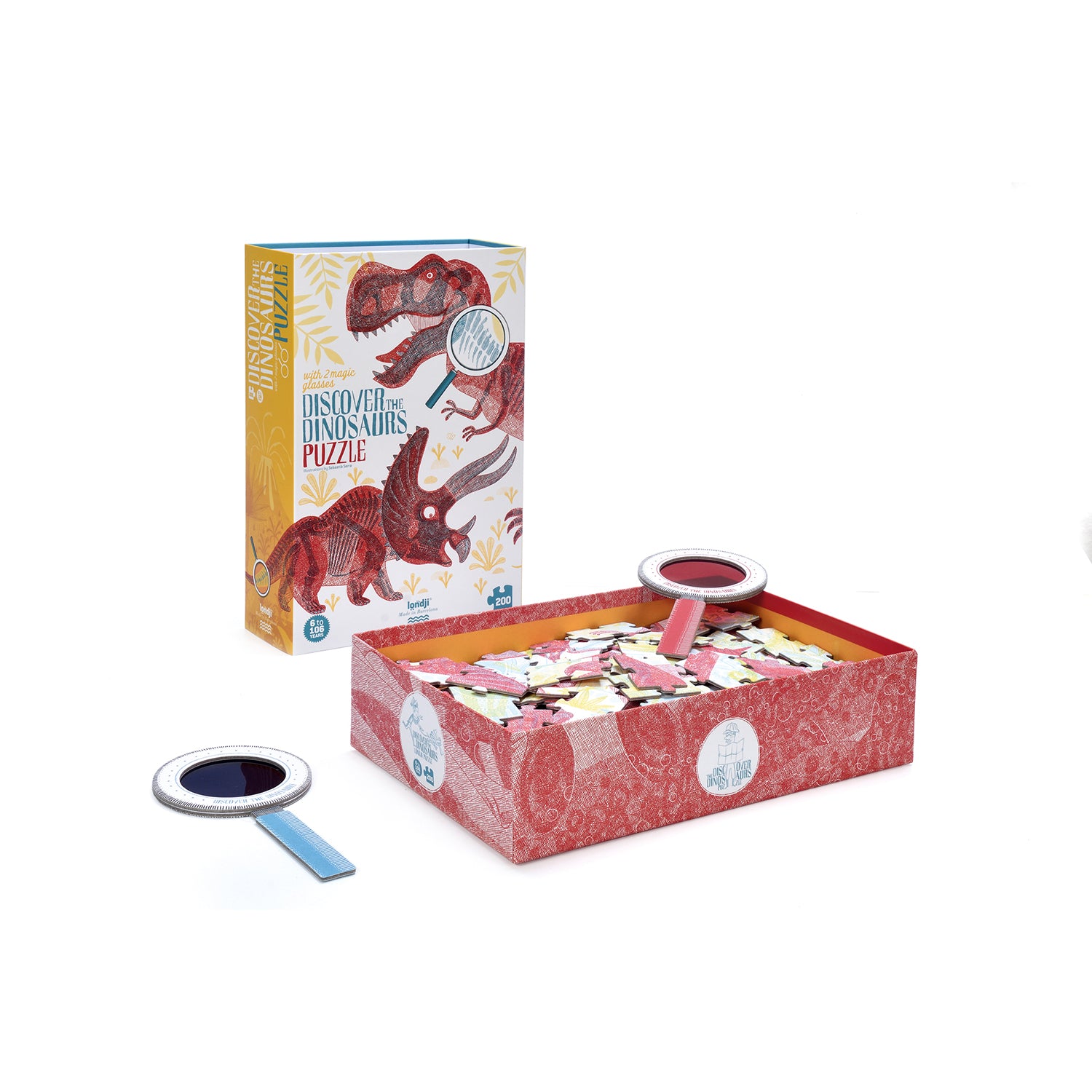 Puzzle discover the dinosaurs