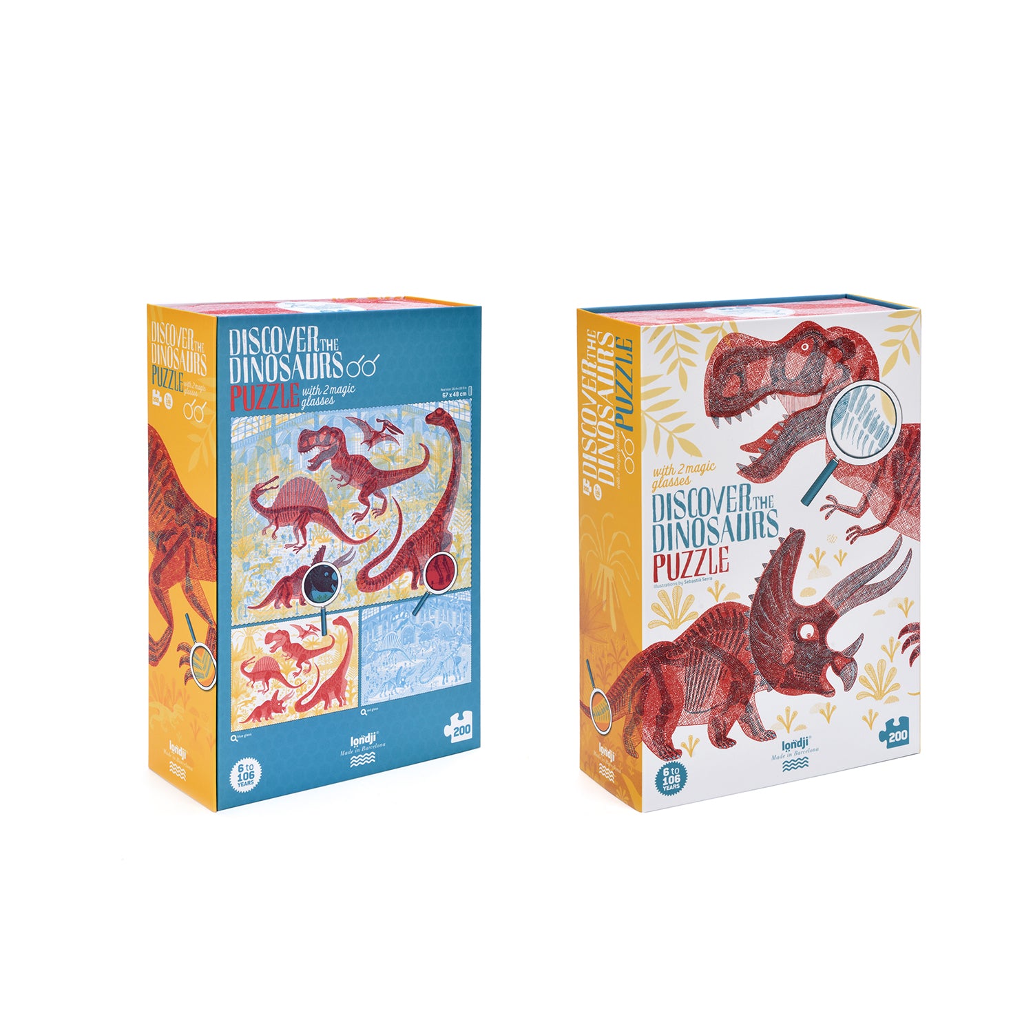 Puzzle discover the dinosaurs