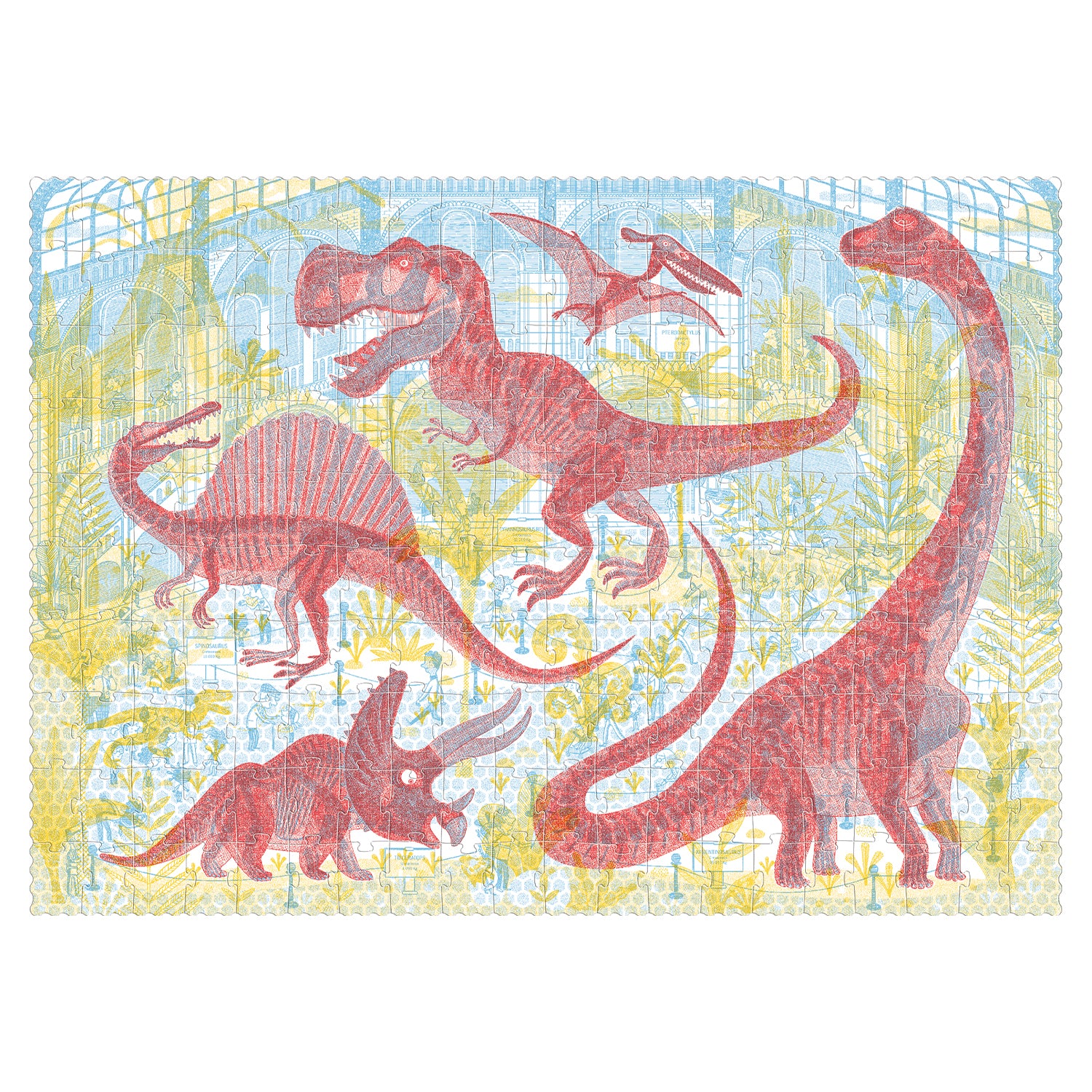 Puzzle discover the dinosaurs